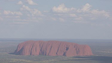 Dry landscape of Uluru-Kata Tjuta National Park