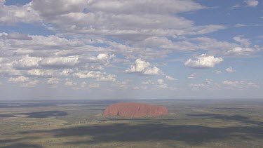 Dry landscape of Uluru-Kata Tjuta National Park