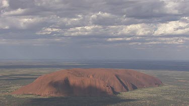 Dry landscape of Uluru-Kata Tjuta National Park