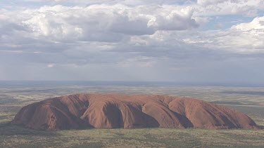 Dry landscape of Uluru-Kata Tjuta National Park