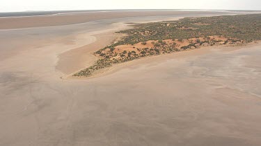 Sparse trees on a sandy peninsula