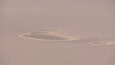 Large sandbar on the outback landscape