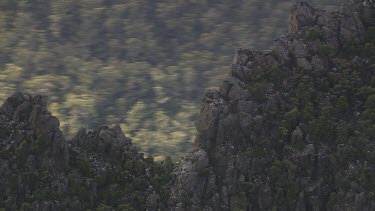 Aerial of Walls of Jerusalem National Park