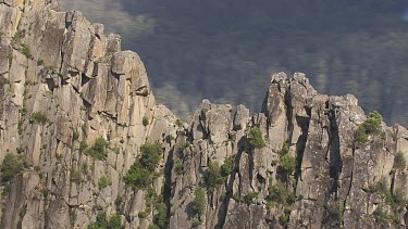 Aerial of Walls of Jerusalem National Park