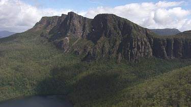 Aerial of Walls of Jerusalem National Park