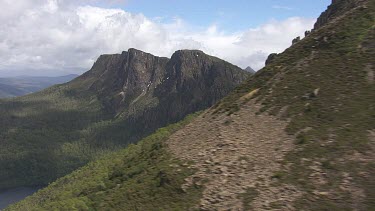 Aerial of Walls of Jerusalem National Park