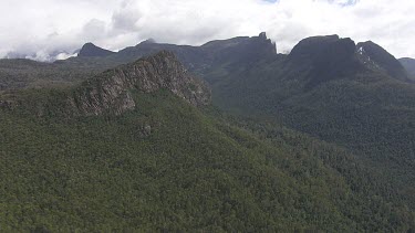 Aerial of Walls of Jerusalem National Park