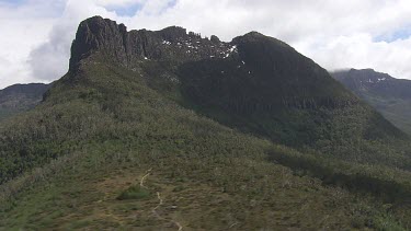 Aerial of Walls of Jerusalem National Park