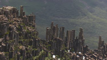 Aerial of Walls of Jerusalem National Park