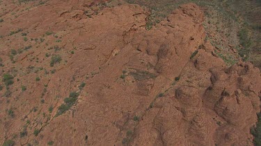 King's Canyon in the desert with sparse scrub