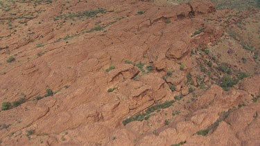 King's Canyon in the desert with sparse scrub