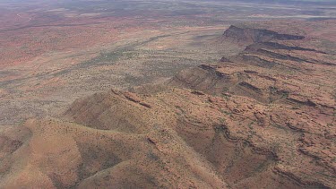 King's Canyon in the desert with sparse scrub