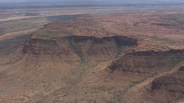 King's Canyon in the desert with sparse scrub