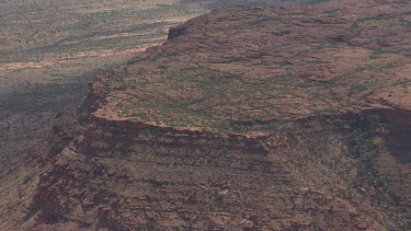 King's Canyon in the desert with sparse scrub