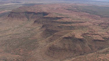 King's Canyon in the desert with sparse scrub
