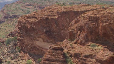 King's Canyon in the desert with sparse scrub