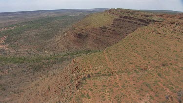 King's Canyon in the desert with sparse scrub