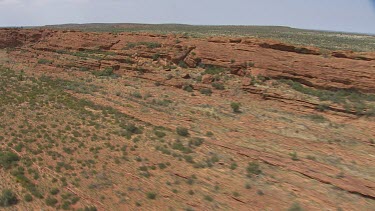 King's Canyon in the desert with sparse scrub