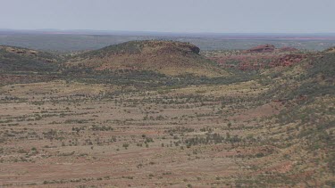 King's Canyon in the desert with sparse scrub