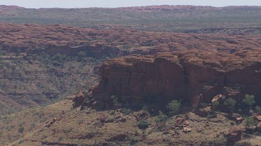 Rocky cliffs of King's Canyon