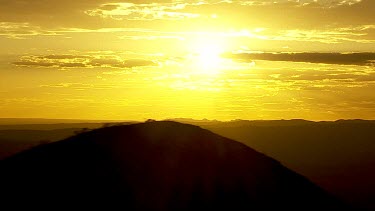 Aerial Views over MacDonnell Ranges- Sunrise