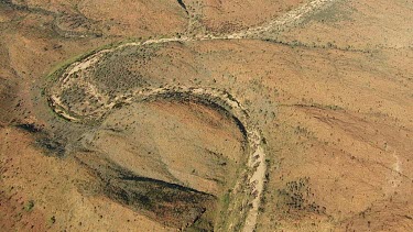 Aerial Views over MacDonnell Ranges