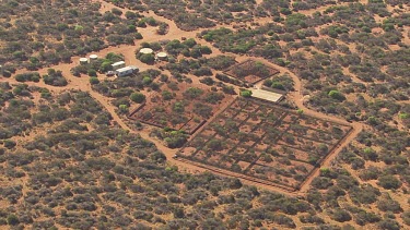 Aerial View of Animal Sanctuary