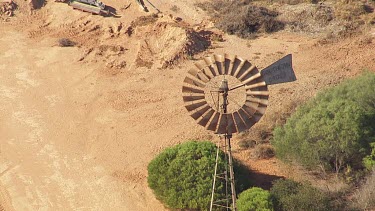 Aerial View of Southern Cross Mill near farm