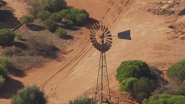 Aerial View of Southern Cross Mill near farm