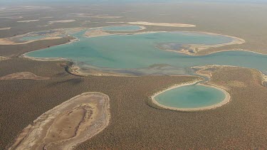 Aerial View of Francois Peron National Park Landscape