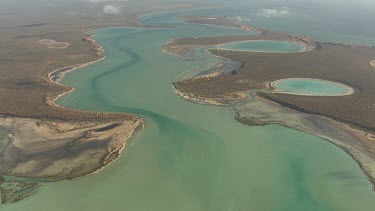 Aerial View of Francois Peron National Park Landscape