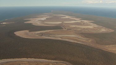 Aerial View of Francois Peron National Park Landscape