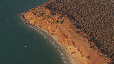 Aerial View of Francois Peron National Park Landscape