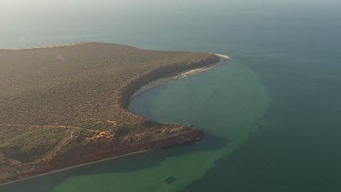 Aerial View of Francois Peron National Park Landscape