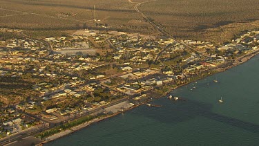 Aerial View of Monkey Mia Town