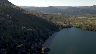 Aerial of Kosciuszko National Park - River