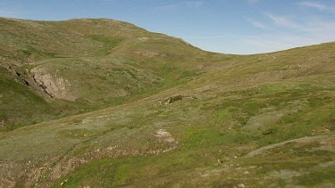 Aerial of Kosciuszko National Park - Vast Mountain Ranges Landcape