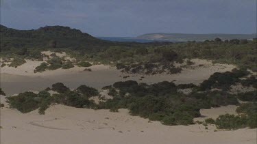 Coastal sand dunes ocean in BG