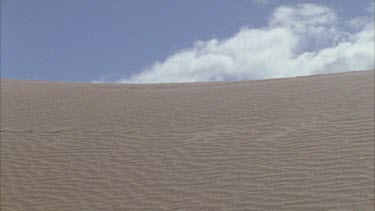 Sand dunes coastal Kangaroo Island, tilt to wind pattern in sand