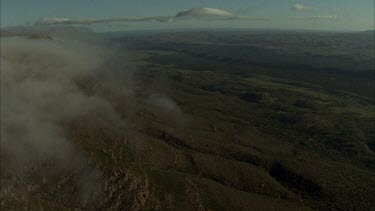 Wilpena Pound aerials of peaks and cliffs