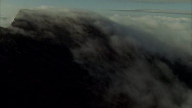 Wilpena Pound aerials of peaks and cliffs