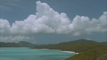 BWS of Whitehaven beach with contrasting white sands and blue clear water