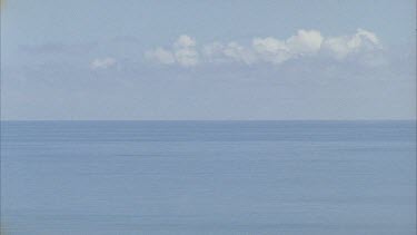 ocean and clouds out at sea