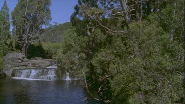 king Billy pines and waterfall