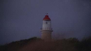 lighthouse on hill