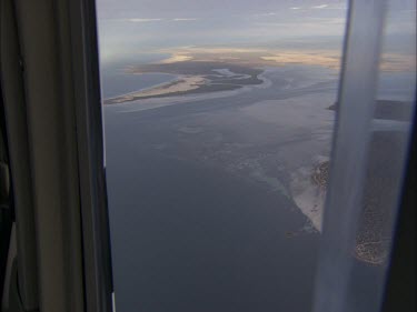 Inside a helicopter over the South Australia coast