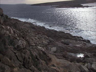 Ocean and the rocky coast