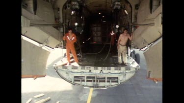 Directing cargo into hold