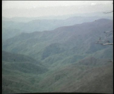 View of mountains lush with vegetation