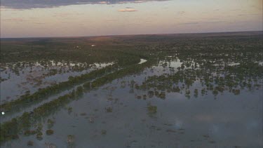 fade to shot of Lake Gregory